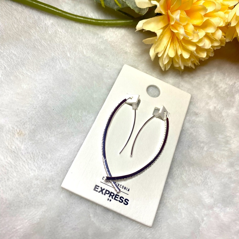 EXPRESS CUBIC ZIRCONIA EARRINGS